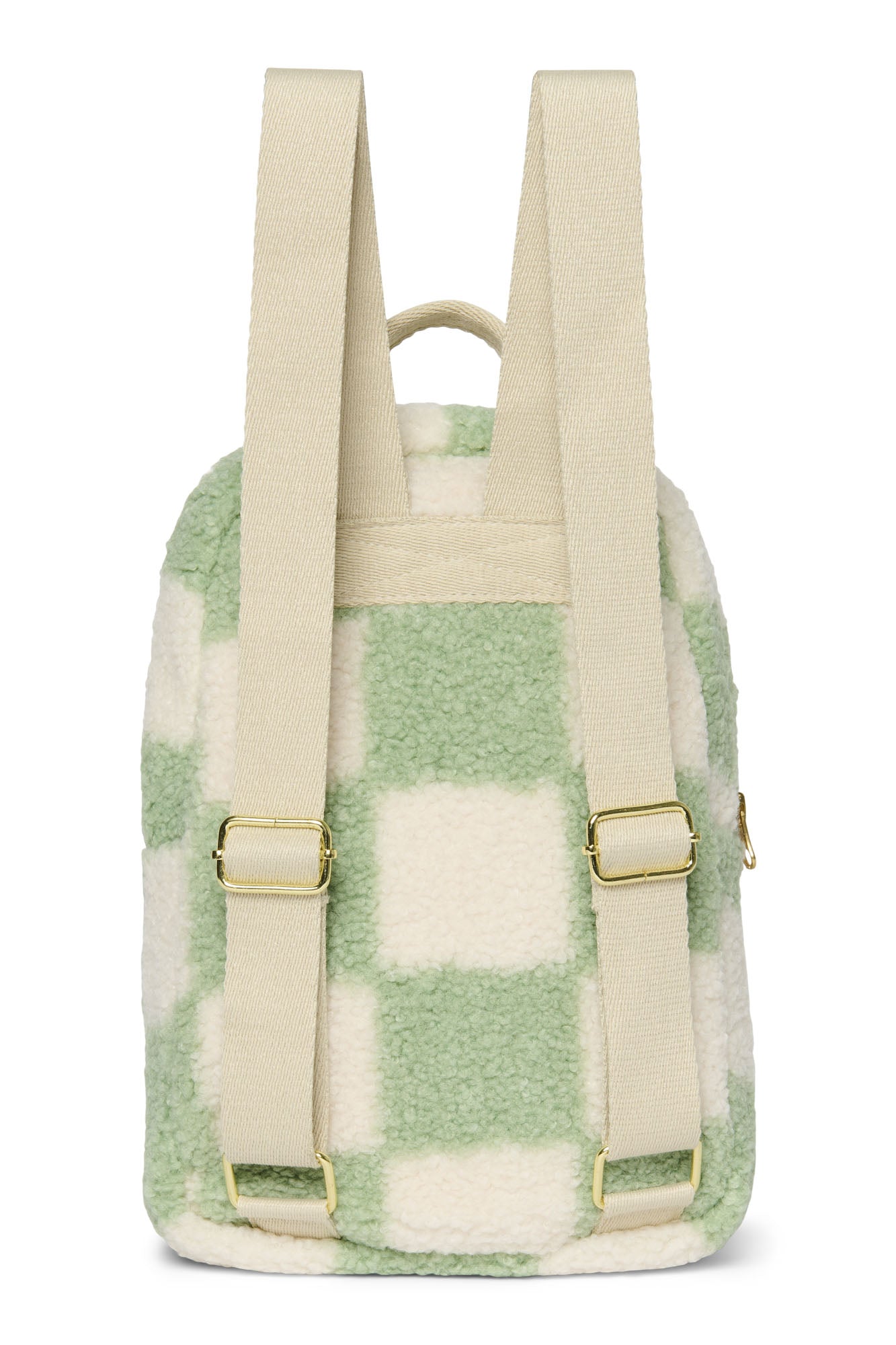 Checked Teddy Mini Backpack Pistachio Wilf Friends