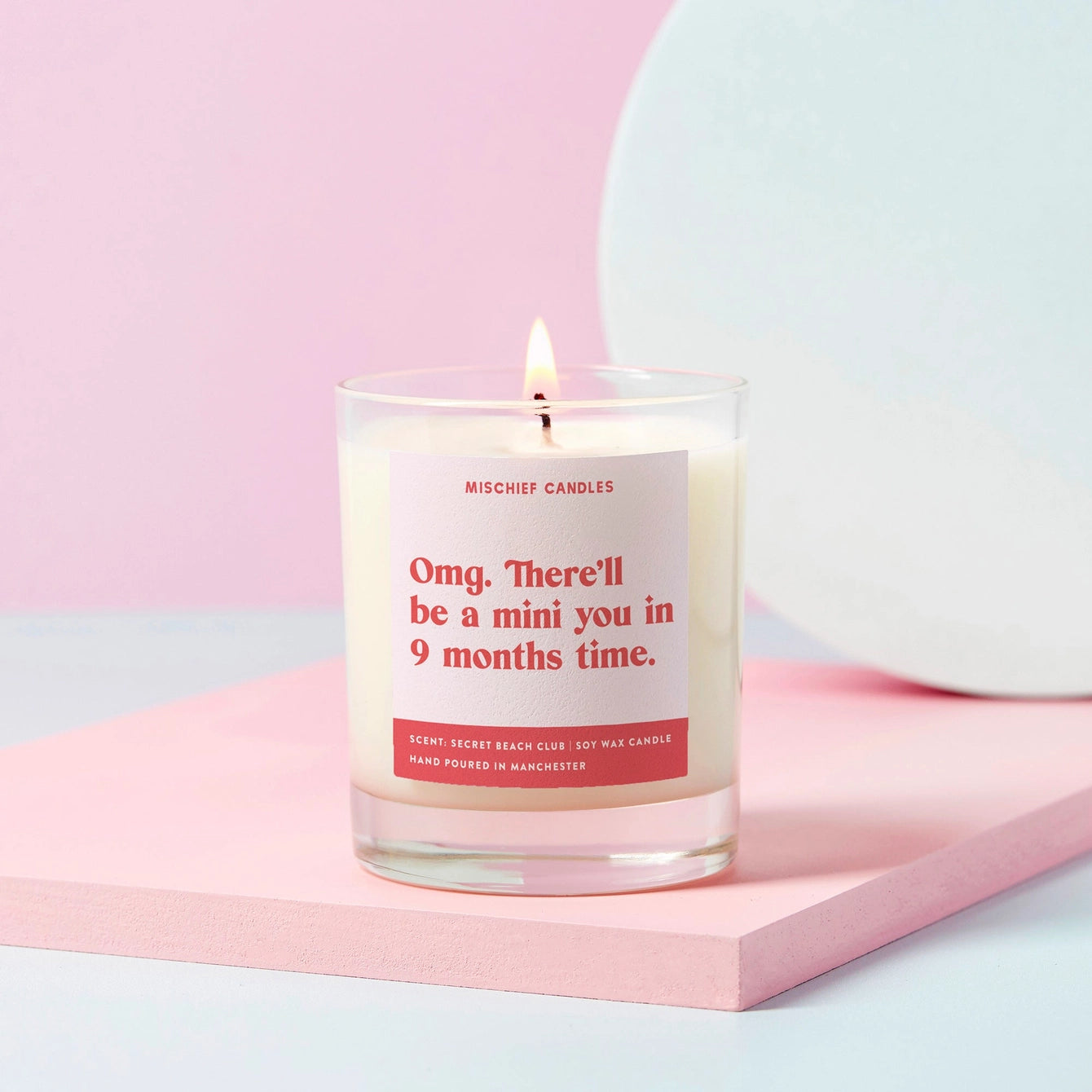 OMG there’ll be a mini you in 9 months time candle