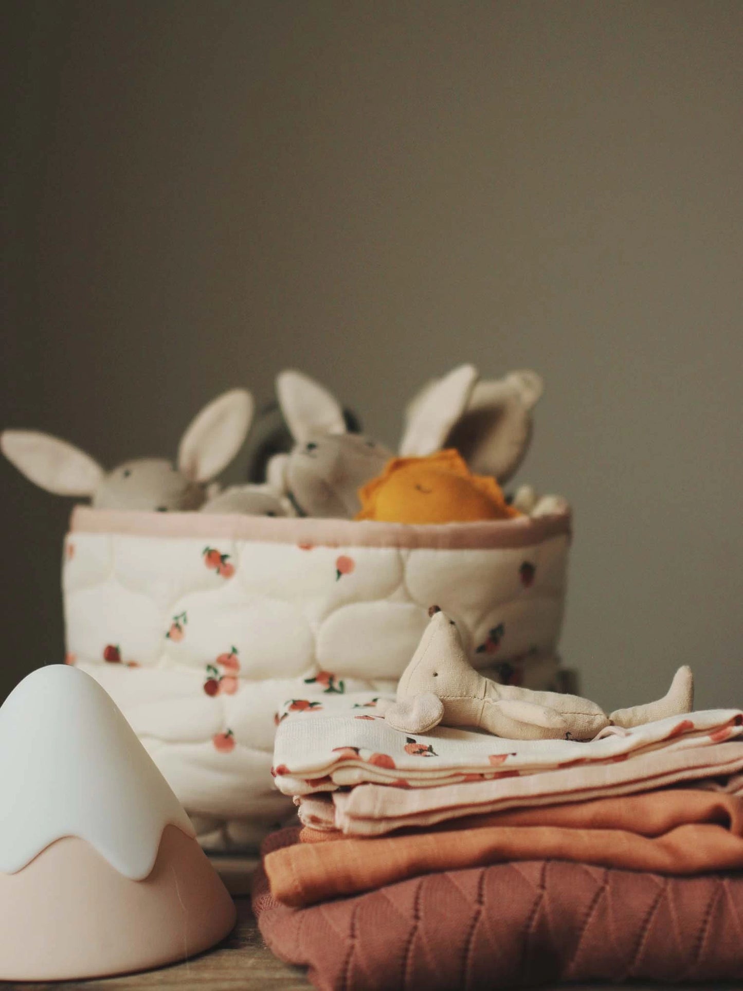 Organic Baby Muslin Squares Set of 3 - Peaches