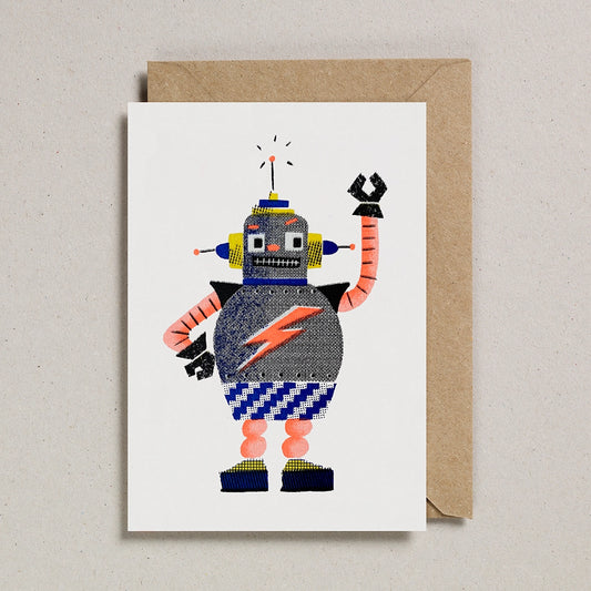 Robot birthday card - Zap!