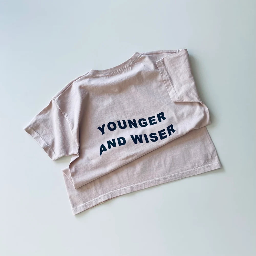 Younger & Wiser T-shirt - Pinkish